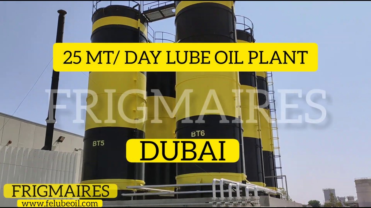 25 MT LUBE OIL BLENDING PLANT DUBAI MANUFACTURED BY FRIGMAIRES