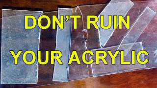 The best ways to cut acrylic sheets #diy #diyprojects #acrylics