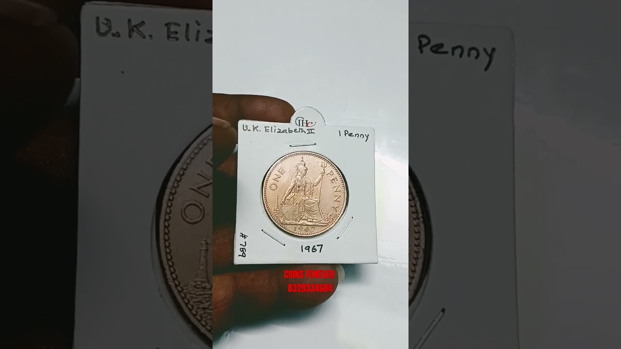 VERY RARE ONE PENNY 1967