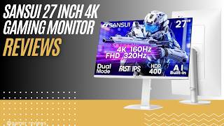 SANSUI 27" 4K Gaming Monitor Review | 160Hz UHD &amp; 320Hz FHD Dual Mode