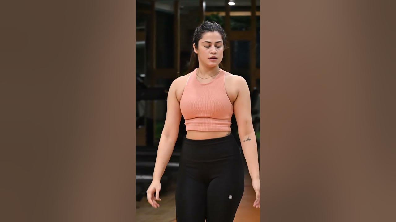 Kritika malik gym workout fitness status kaka song teaji seat #Shorts# ...