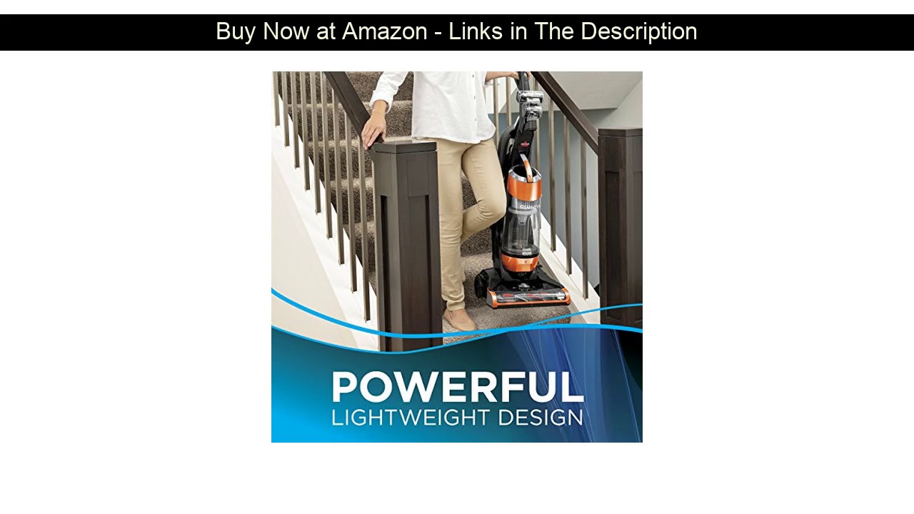 Bissell Cleanview Upright Bagless Vacuum Cleaner, Orange United State