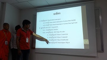 Advanced C# ADO NET Group1 1-Using Data Related Namespace Presentation by Mr. Prak Rithy