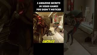 3 AMAZING SECRETS IN VIDEO GAMES YOU DIDN'T NOTICED #shorts