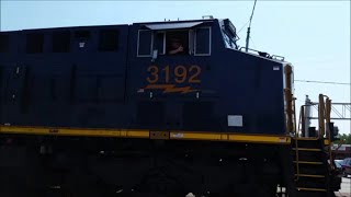 [CSX] Q401-16 & R409-16 With Killer Horn Action in Fayetteville NC