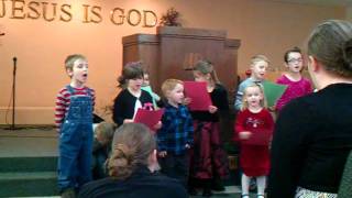 Chloe's Sunday school christmas program