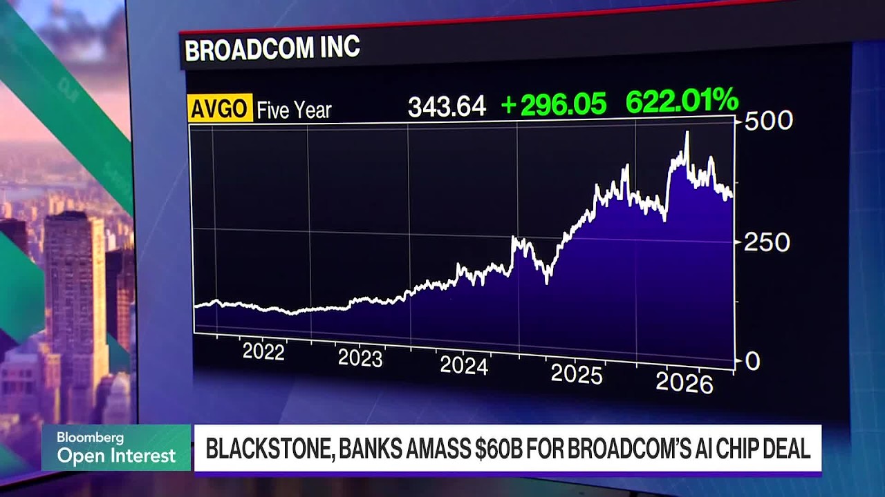 Blackstone, Banks Gather $60 Billon for Broadcom AI Chip Deal <https://t.co/vomZGg3451> via @​YouTube
 [↧](https://t.co/vomZGg3451) Blackstone, Banks Gather $60