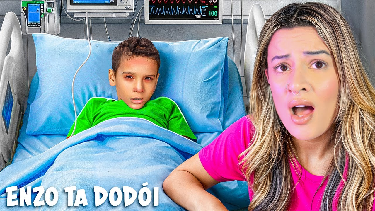O ENZO FICOU DOENTE *Ele não vai mais gravar!