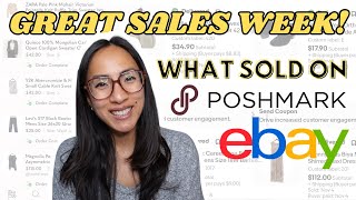 Great Sales For A Part-time Reseller On Poshmark And Ebay! What Sold Fast In November