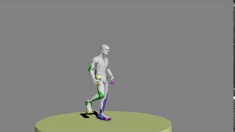 3Ds Max walk cycle preview