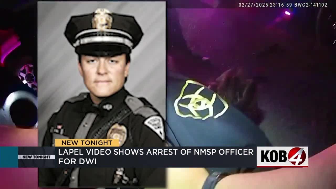 Video shows DWI arrest of New Mexico State Police officer - YouTube