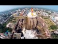 Puri jagannath temple aerial view full