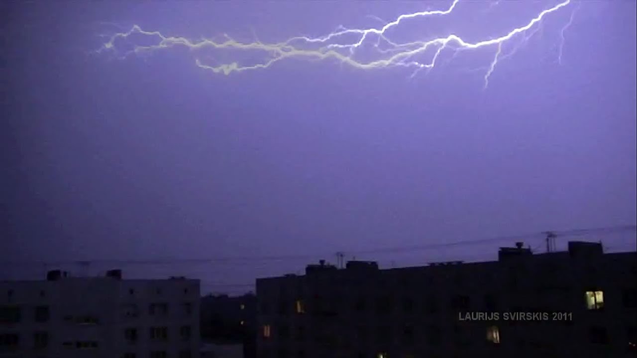 Thunderstorm and Lightning | Riga, Latvia | 12 July 2011