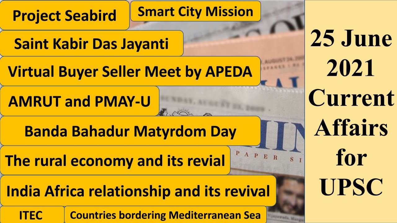 25 June 2021 The Hindu Analysis | The Hindu Editorial | PIB News | Current Affairs for UPSC Prelims