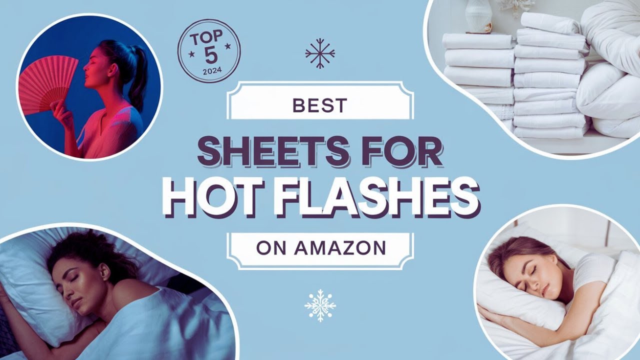 Top 5 Best Sheets for hot flashes On Amazon Reviews in 2024 - YouTube
