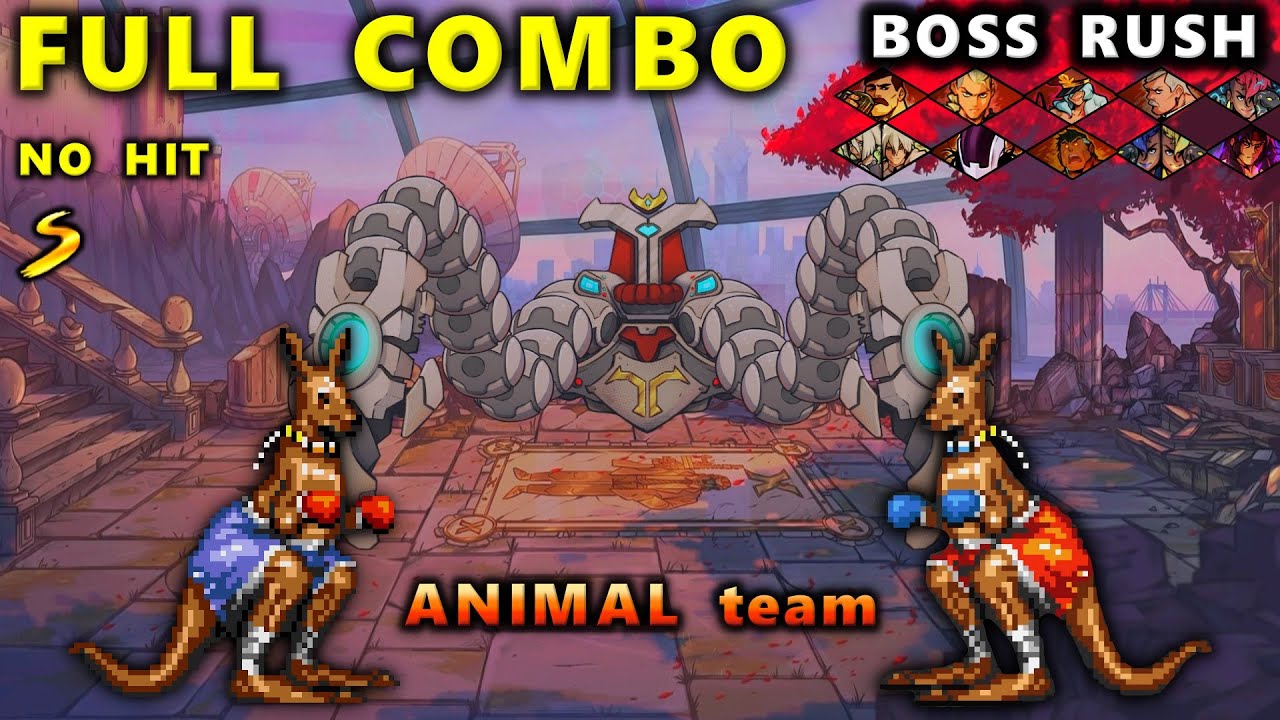 Streets of Rage 4 Boss Rush Full Combo Double Roo 2 Players