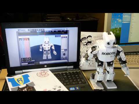 DARwIn-mini and Bioloid new motion editor