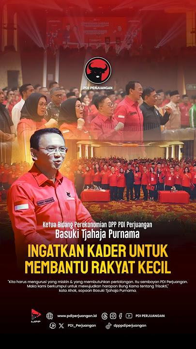 Download lagu Ketua DPP PDI Perjuangan, Basuki Tjahaja Purnama Ingatkan Kader Untuk Membantu Rakyat Kecil
