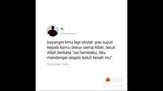 Ceritakan Keluh Kesah Mu Hanya Kepada Allah Karena Hanya Allah Yang Bisa Membuat Hati Kita Tenang