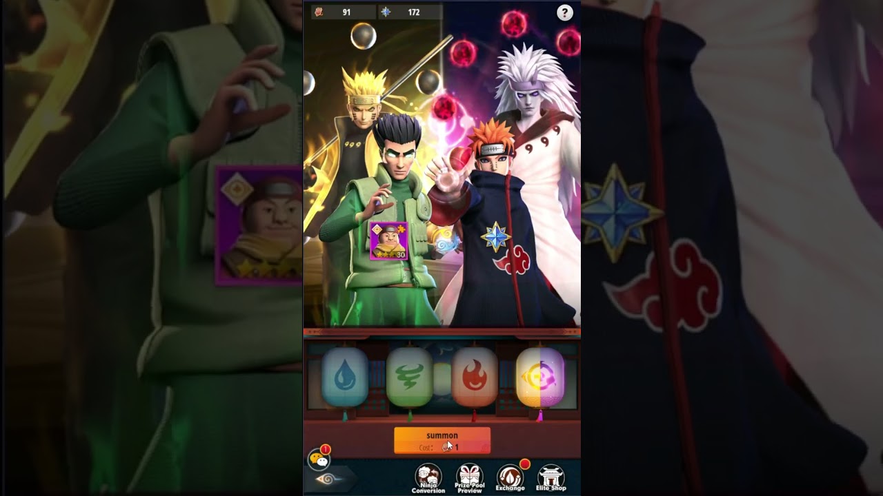 🍀🍀100 Elite Summon Buat Dapatin Rikudo Naruto🍀🍀