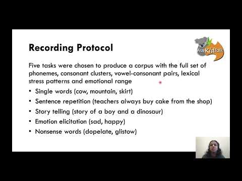 AusKidTalk: An Auditory-Visual Corpus of 3- to 12-year-old Australian Children’s Speech - (3 min...