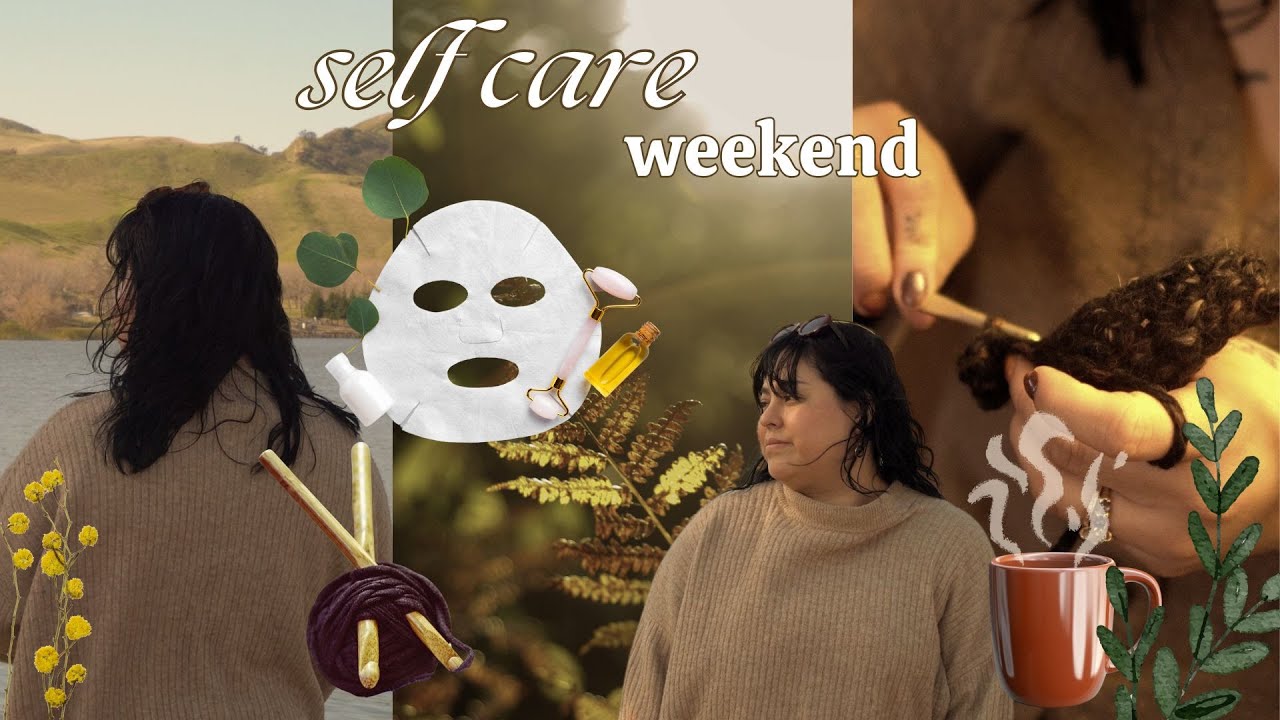 A Self Care Weekend Vlog ☕️ Haircut, Nature, & Knitting