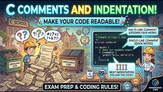 CS25C01 | Computer Programming: C | Comments and Indentation  | R2025 | Anna University