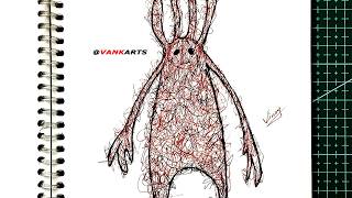 Amazing Creature Drawing From Random Lines!