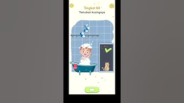 Temukan kucingnya, Delete puzzle, delete one part (Android, IOS) Level 68 #Shorts #GuideGame