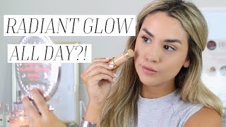 BEST SUMMER GLOWING FOUNDATION?! FIRST IMPRESSION REVIEW \& DEMO