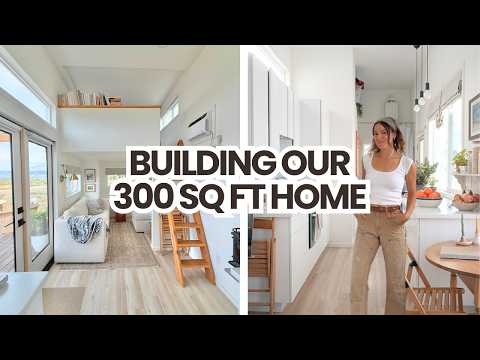 Building my 300sq ft home | How long it actually took & Where we are now