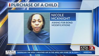 Ex-probation officer wants to see child she allegedly bought