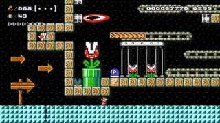 Super Mario Maker: Sample Course A P Switch's Journey [1080 HD]