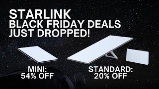 Starlink Black Friday Deals Just Dropped, Up To 54% Off