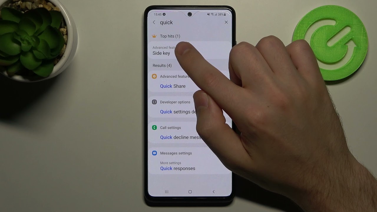 Samsung Galaxy A51 How To Disable Quick Launch YouTube