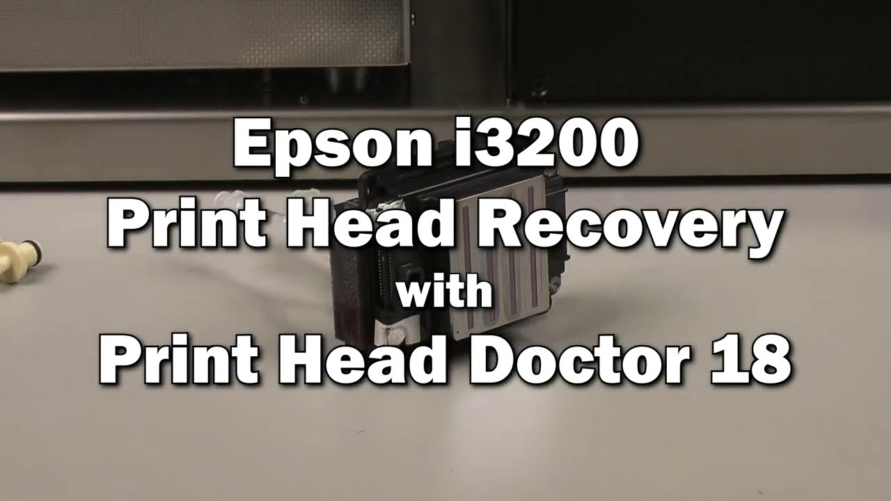 Epson i3200 print head recovery with PHD18