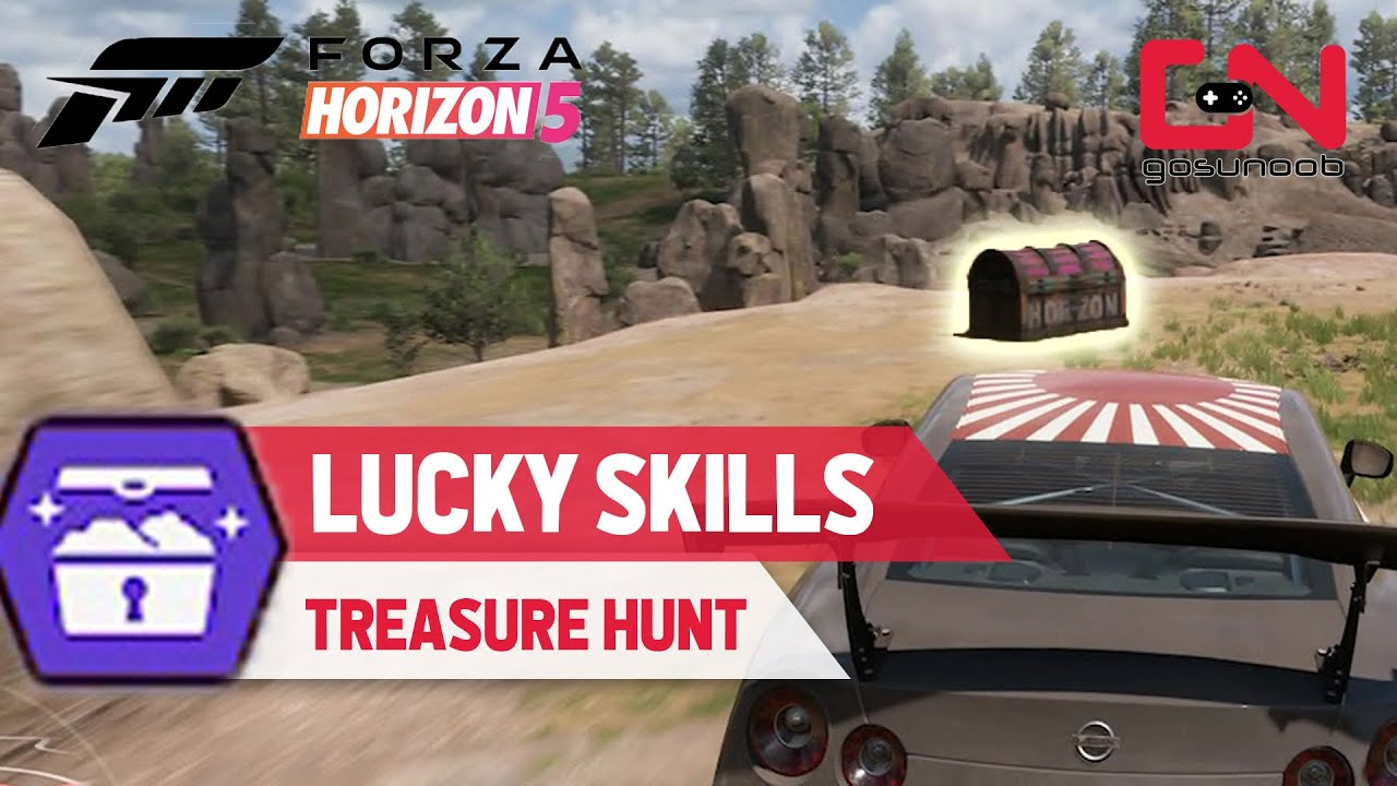 Forza Horizon 5 How to Complete LUCKY SKILLS Treasure Hunt & Find