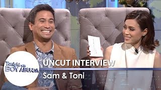 Celebrity TWBA Uncut Interview: Sam Milby & Toni Gonzaga Wealth