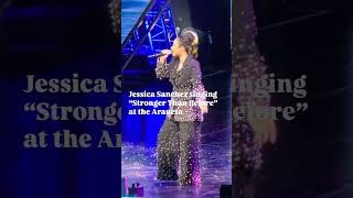 Jessica Sanchez singing “Stronger Than Before” at the Araneta