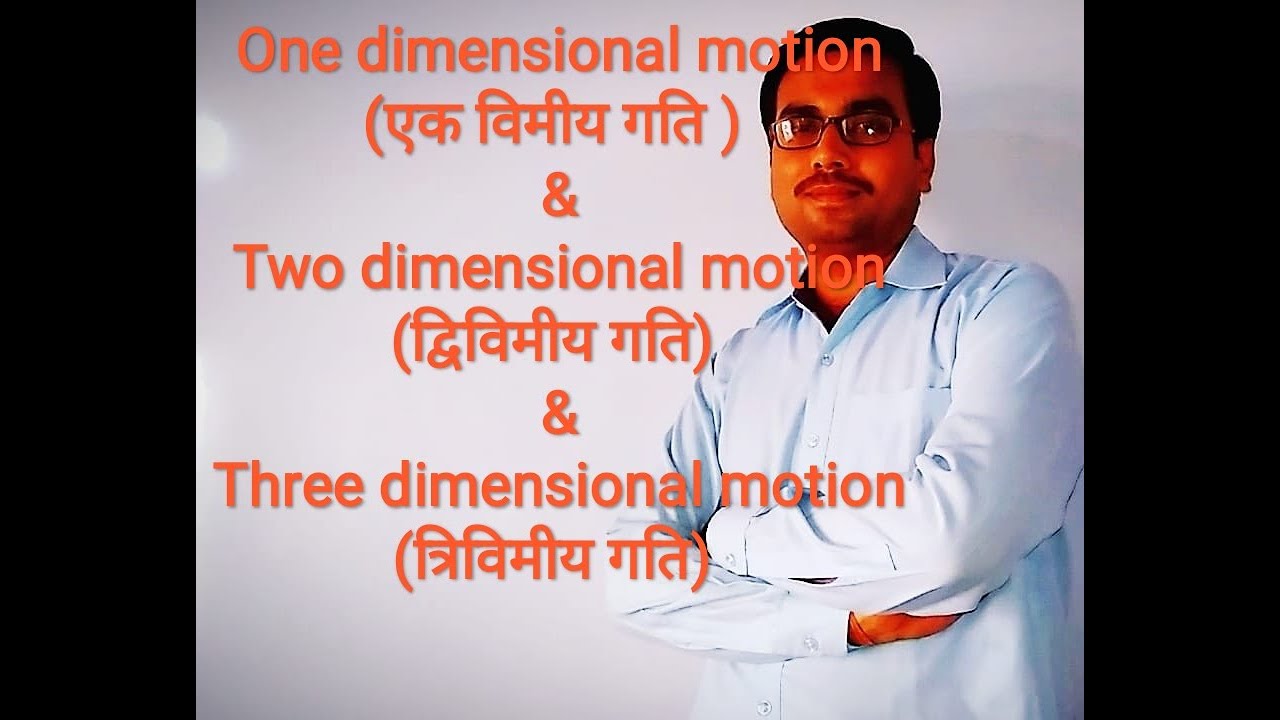 One Dimensional, Two Dimensional &Three Dimensional motion - YouTube