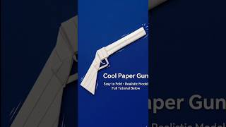 DIY Origami Gun #shorts #papercraft