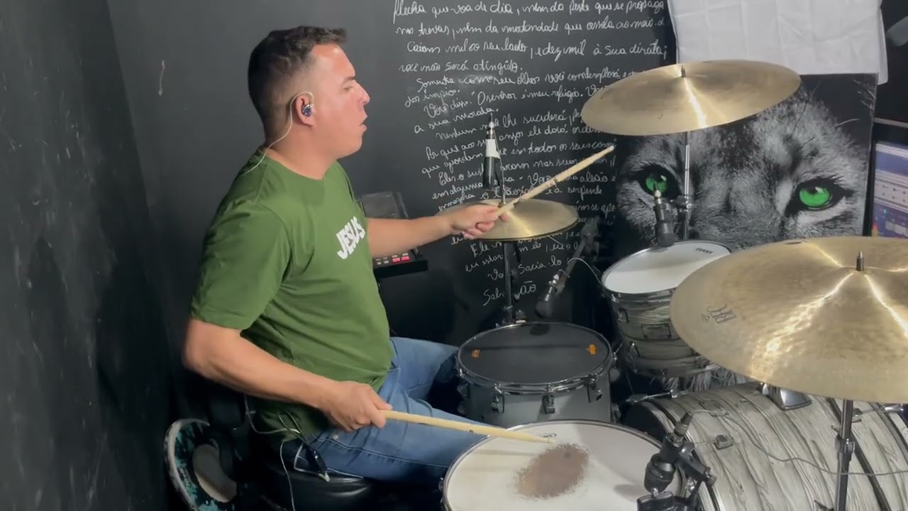 A FÉ - NA GRAÇA - AO VIVO ( CLIPE OFICIAL CÉU MUSIC ) / Drum Cover 