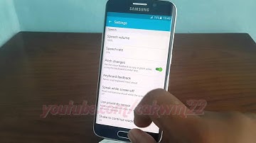 Android Lollipop : How to enable or disable Status bar information in Voice Assistant Galaxy S6