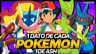 1 DATO SOBRE CADA POKÉMON DE ASH ⚡😎