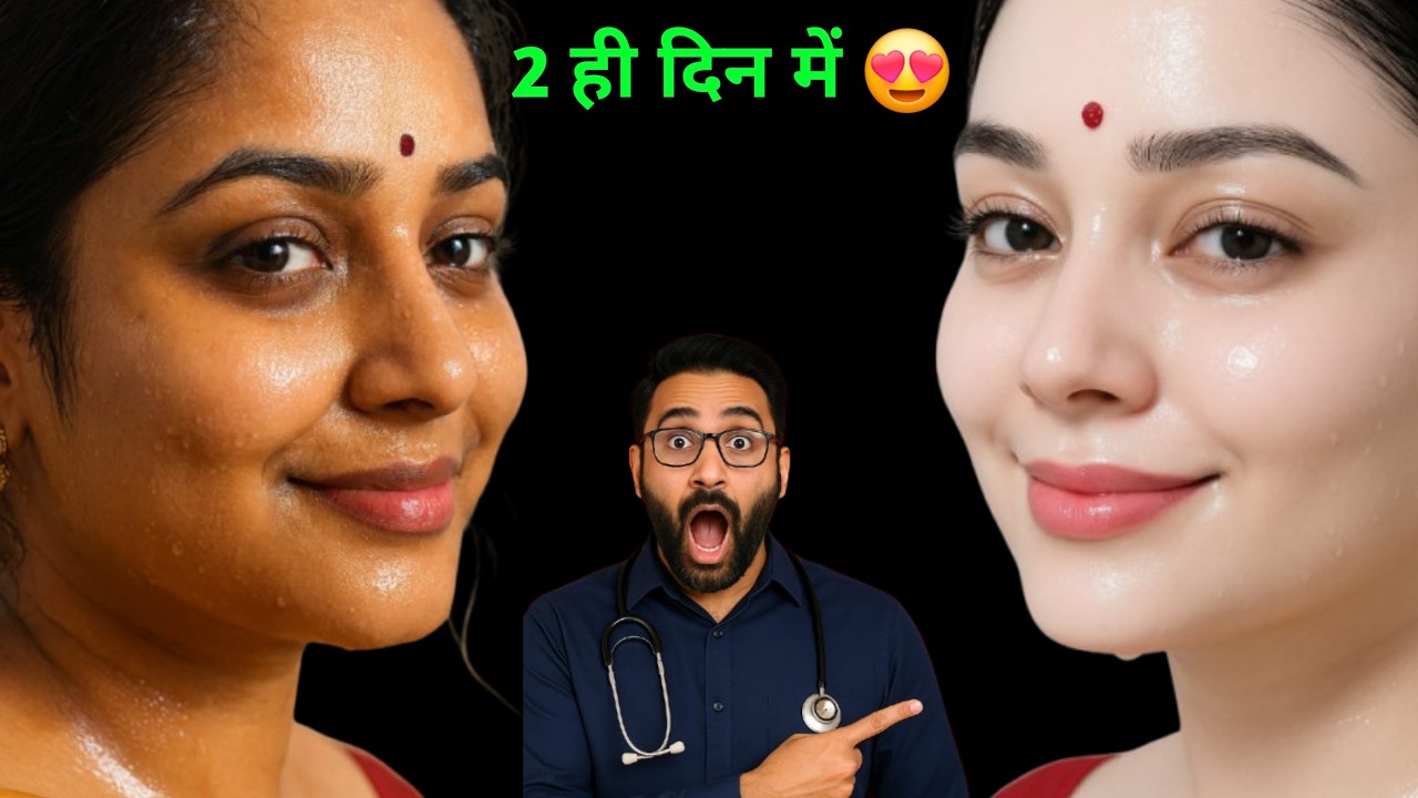 अमेरिकन डॉक्टर ने बताया 😍,12 शेड गोरी स्किन व्हाइटनिंग फॉर्मूला,