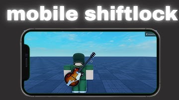 How i make a MOBILE SHIFTLOCK BUTTON in Roblox Studio?