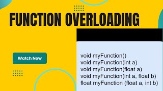 Function Overloading||  Important Concept of Polymorphism|| Programming Tips for Beginners || C++