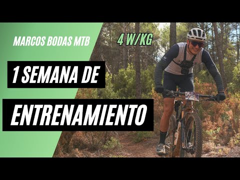 CÓMO ENTRENA UN CICLISTA DURANTE UNA SEMANA para llegar a 4 W/Kg  | Plan de entrenamiento amateur |