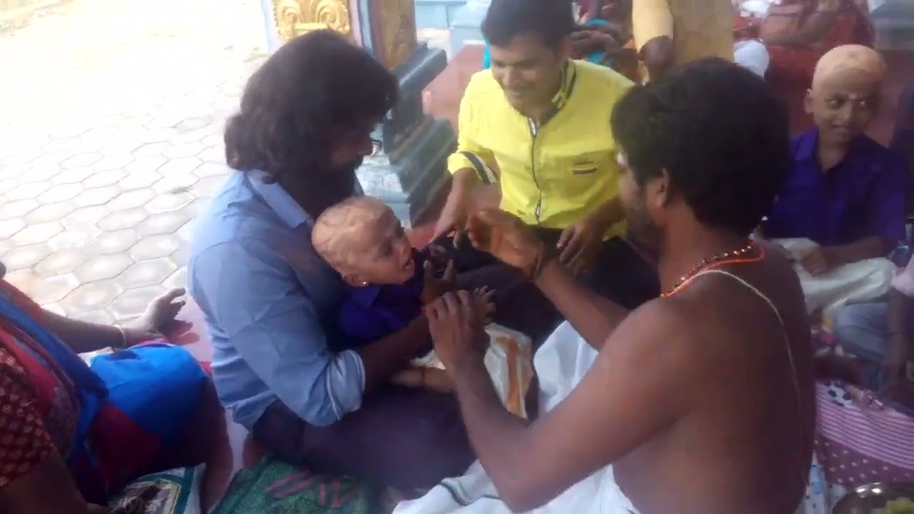 Sushil's Tonsure & Ear piercing....