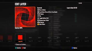 Optical Illusion BO2 Emblem Tutorial [Easiest Emblem]